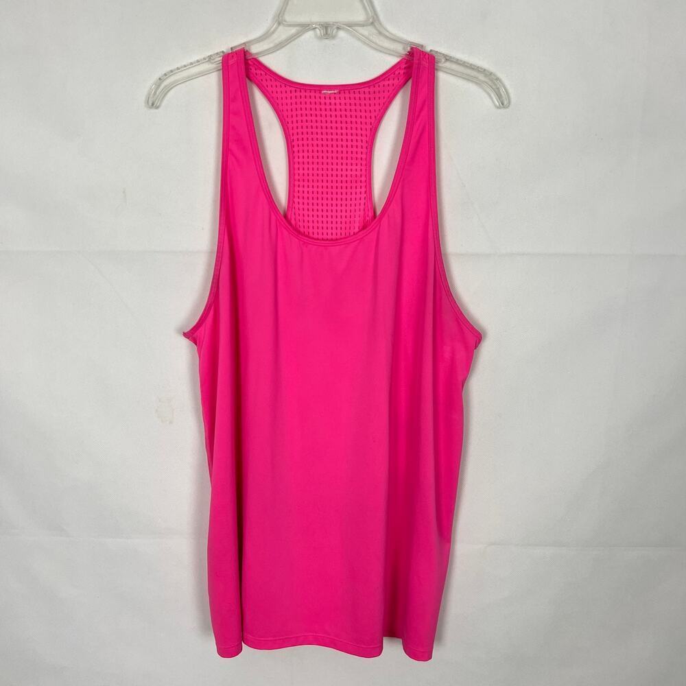 Gap Athletic Scoop Neck Pink Tank Top Size L Breathable